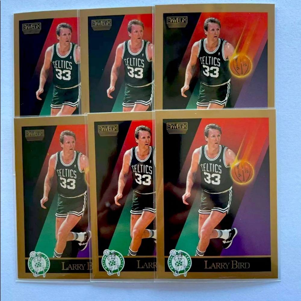 1990 skybox Larry bird lot 6 cards #14!
